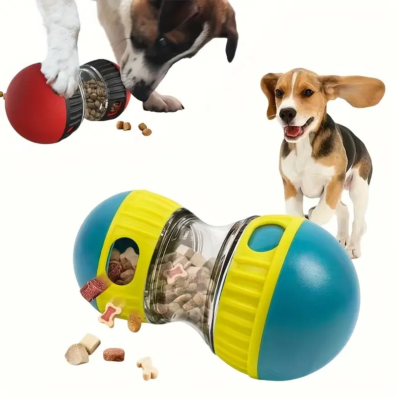 Interactive Dog Toy Rolling Treat Dispenser